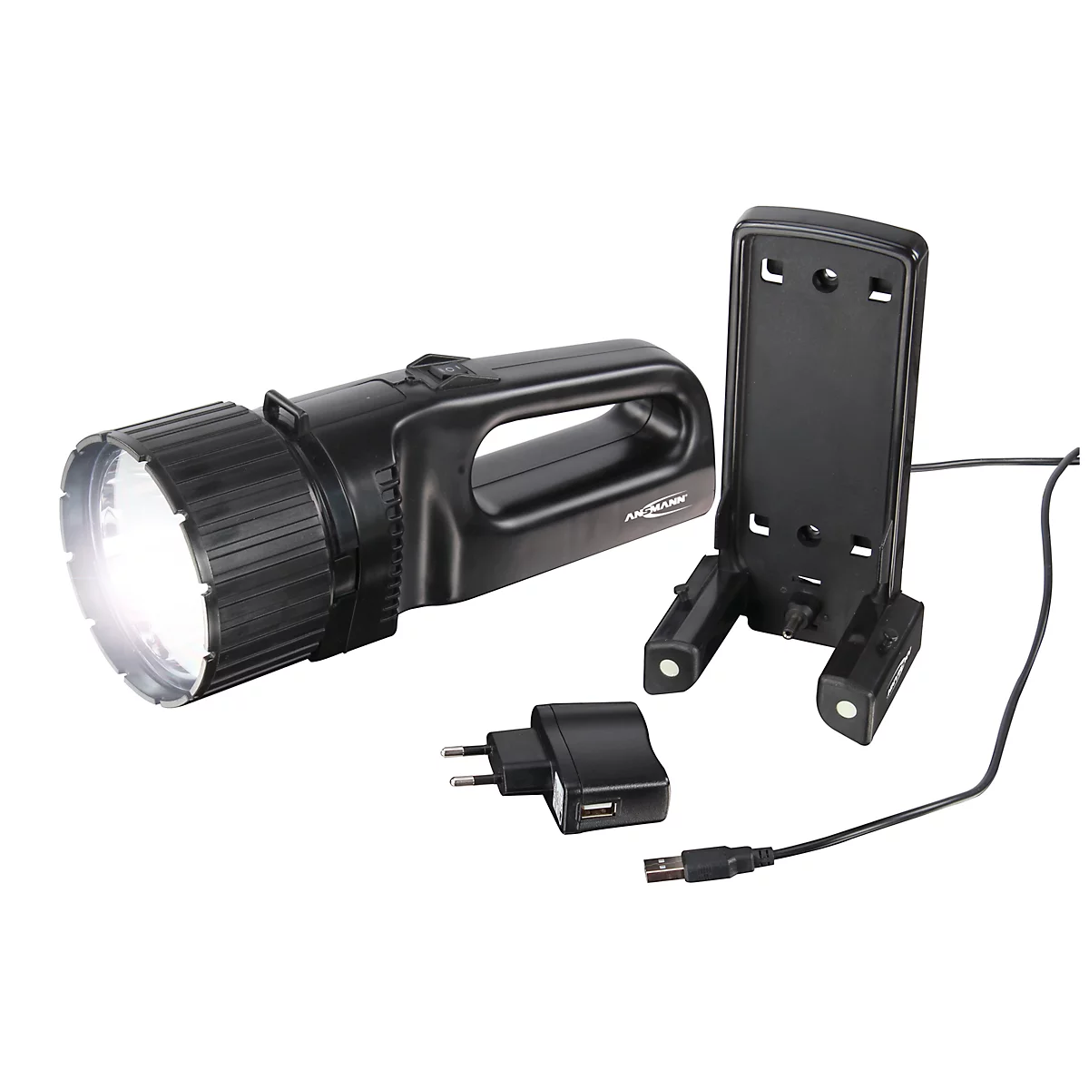 Future accu zaklamp led, met oplader en wandbevestiging