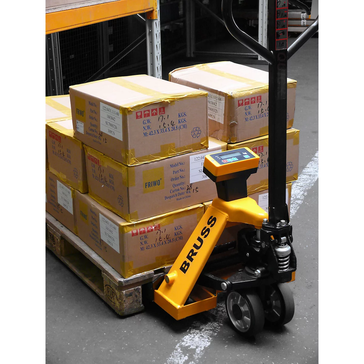 Gabelhubwagen Typ Basic mit Waage