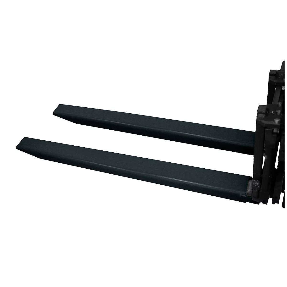 Gabelverlängerung, L 1600 x B 125 x 50 mm, schwarz