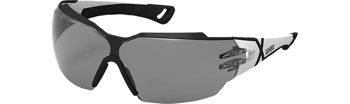 Gafas de seguridad Uvex pheos cx2, EN 166, EN 172, policarbonato gris, montura negra/blanca, 5 piezas