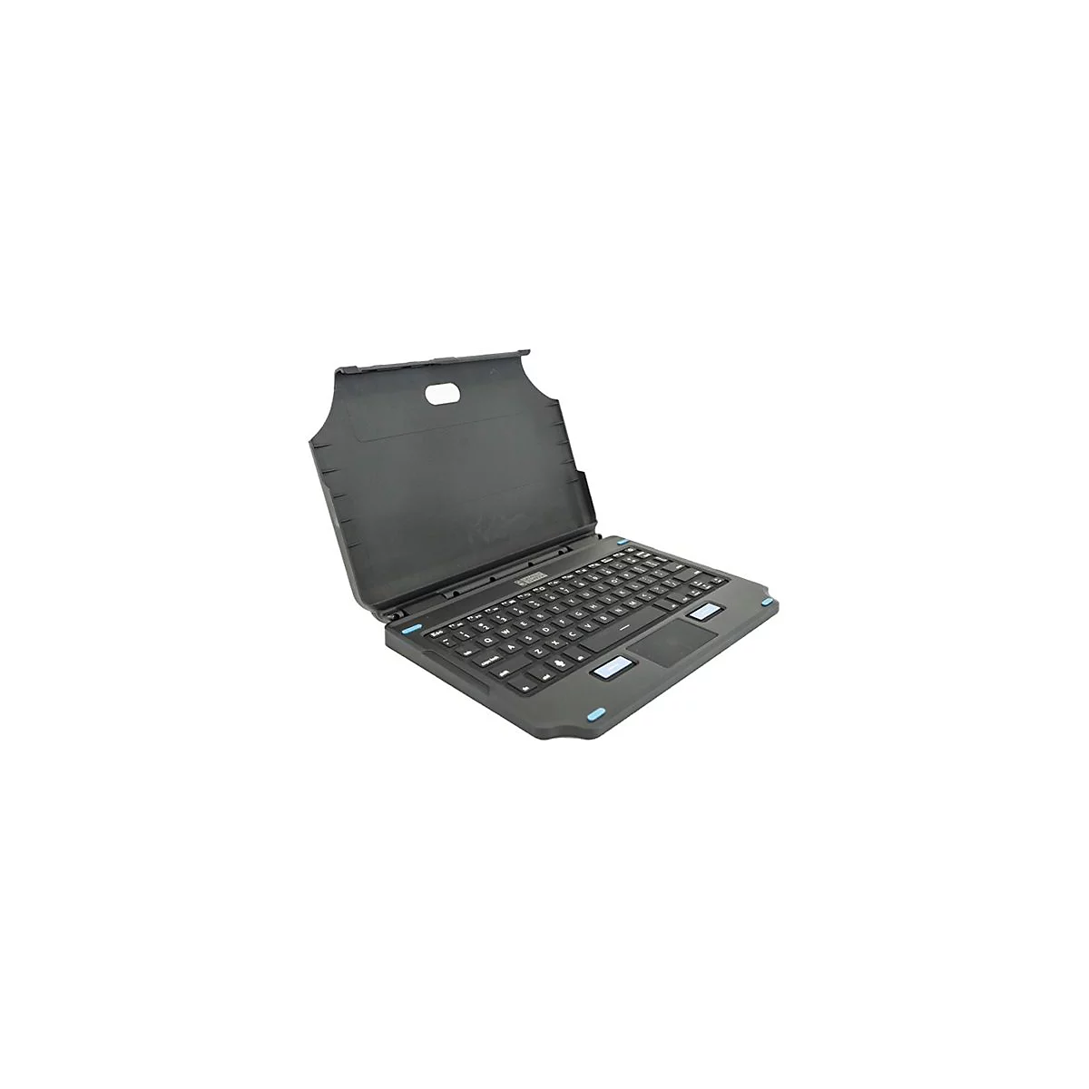 Gamber-Johnson 2-in-1 - Tastatur und Foliohülle (Hülle) - aufsetzbar - compact - mit Touchpad, Maustasten - hintergrundbeleuchtet