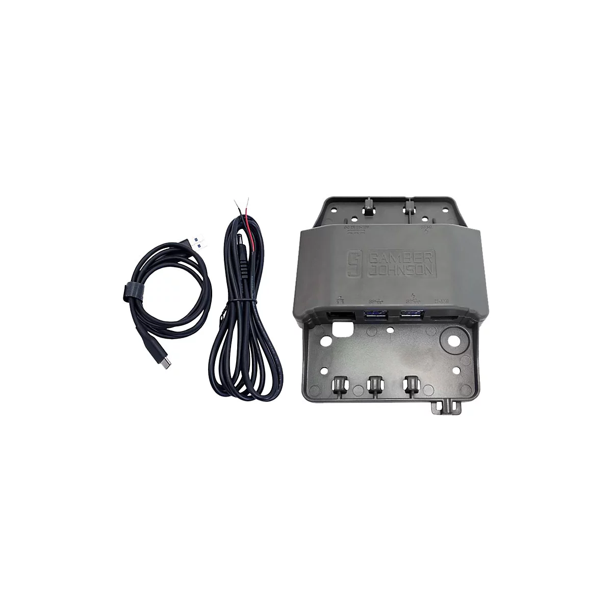 Gamber-Johnson Rugged USB Hub - Dockingstation - USB-C - HDMI - 1GbE