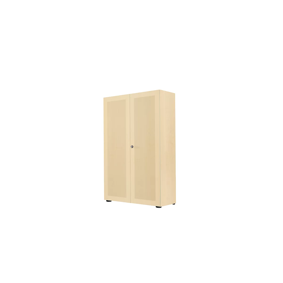 Garderobekast, 2-deurs, B 80 cm, 5 ordnerhoogten, esdoornpatroon