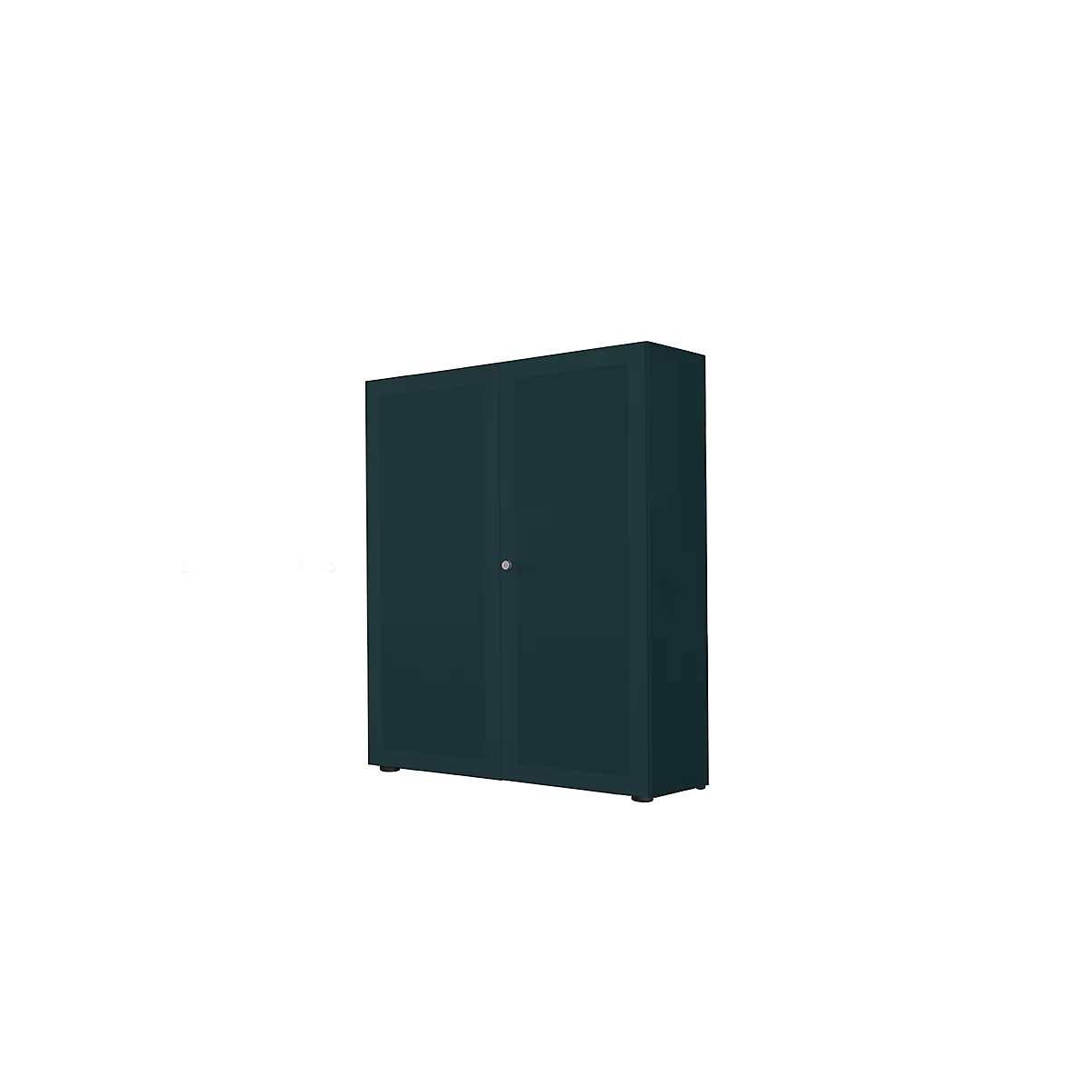Garderobenschrank, 2-türig, B 100 cm, 5 OH, graphit