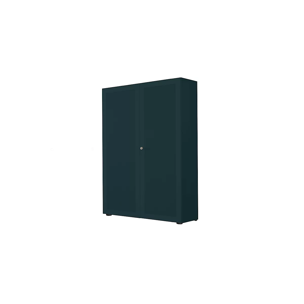 Garderobenschrank, 2-türig, B 100 cm, 6 OH, graphit