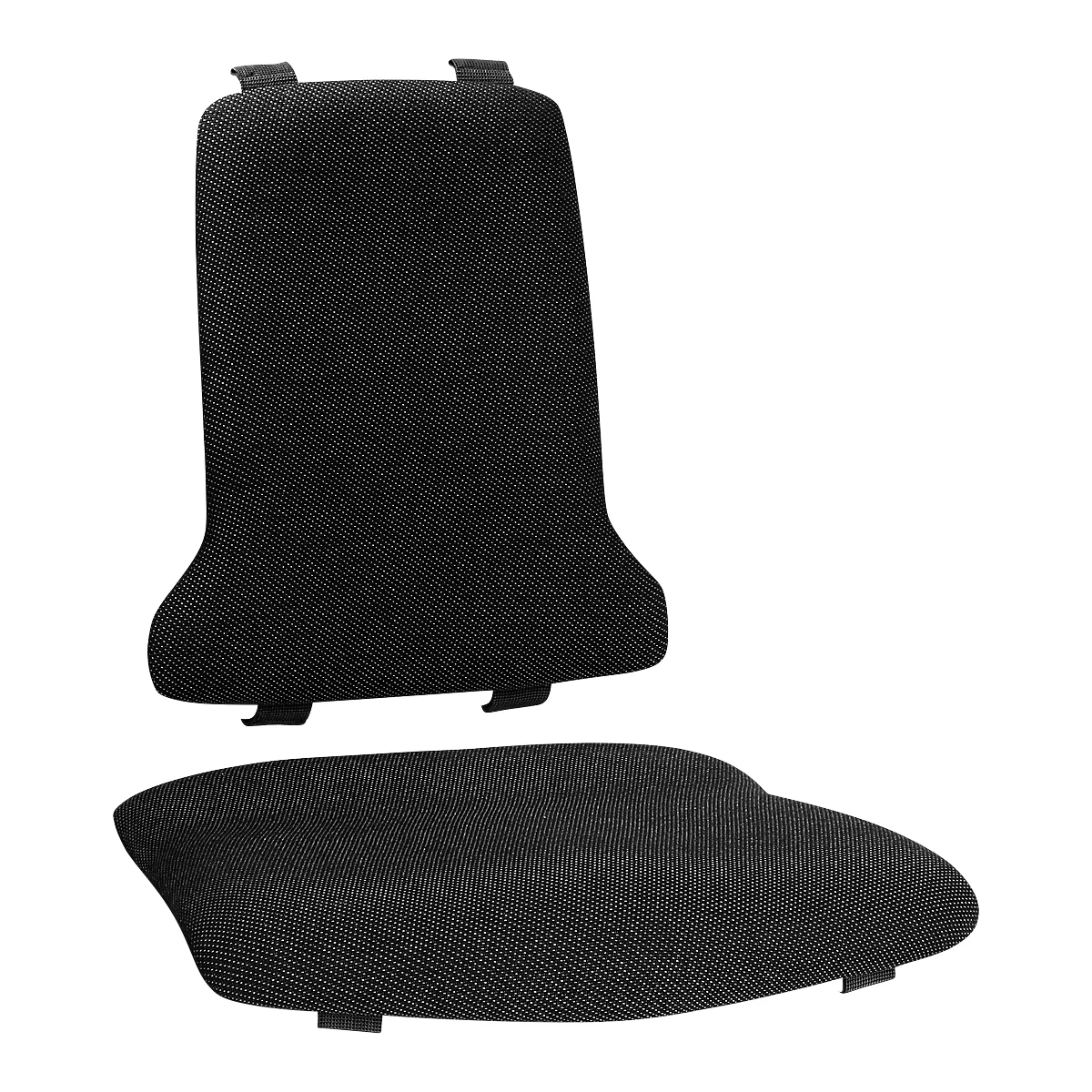 Garnissage de rechange ESD Sintec, tissu, noir Duotec