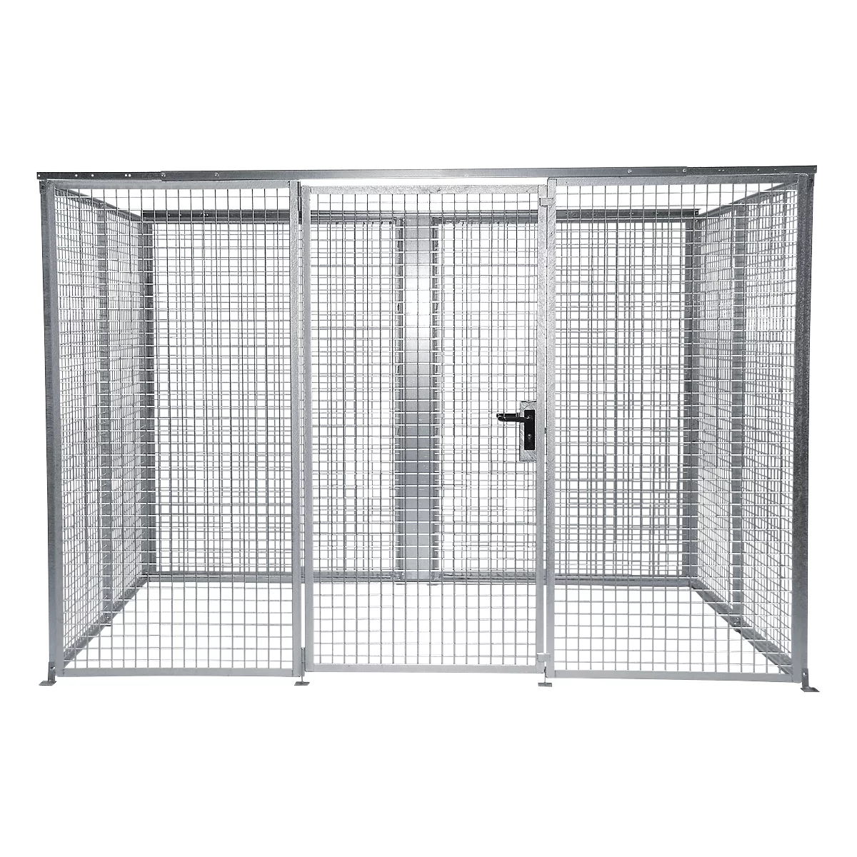 Gasflaschen-Container für 104 Flaschen, ohne Dach