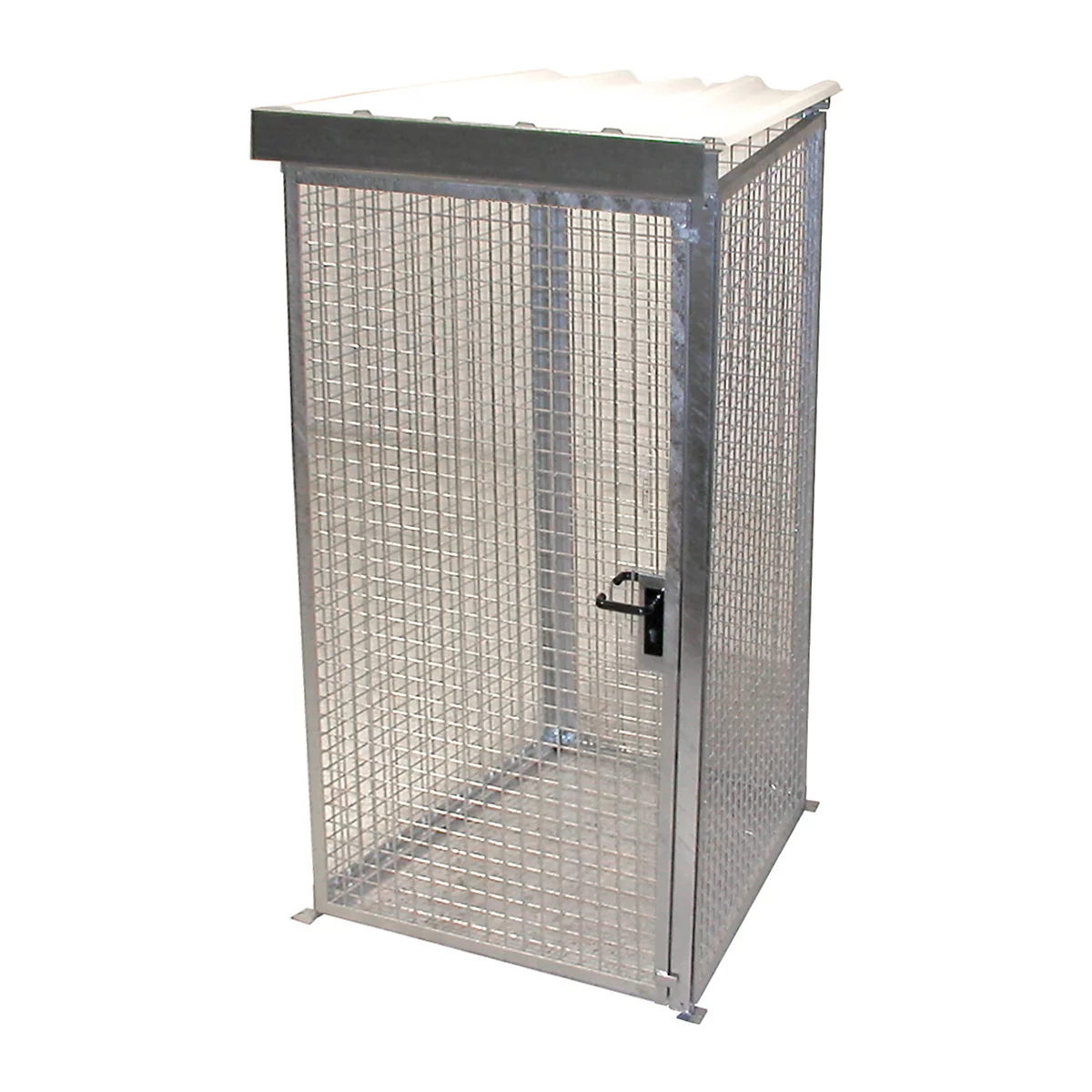 Gasflaschen-Container für 16 Flaschen, mit Dach