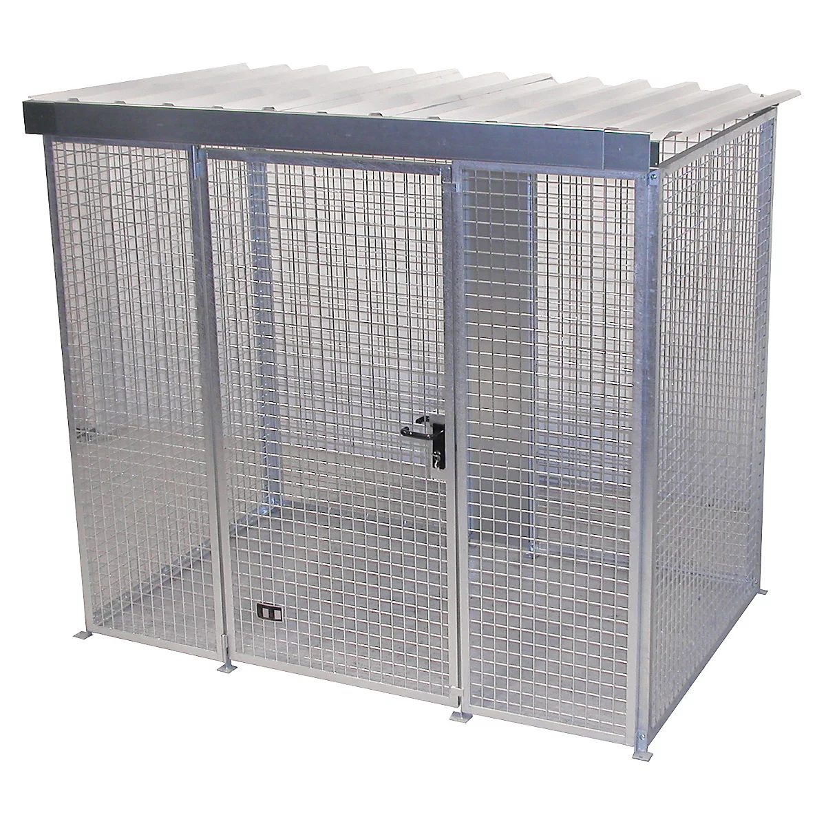Gasflessencontainer voor 60 flessen, met dak