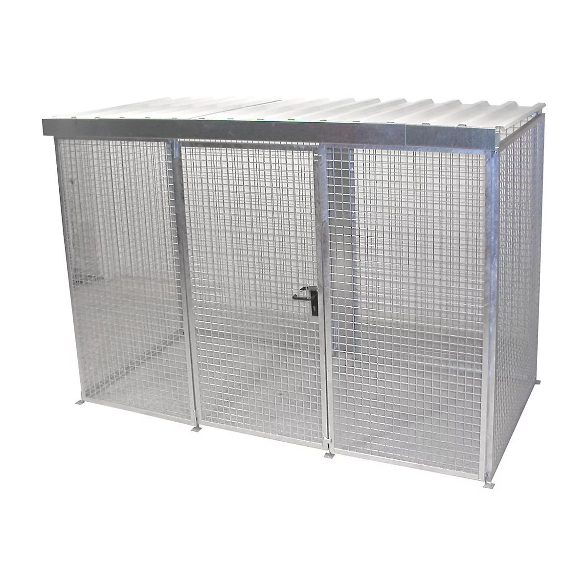 Gasflessencontainer voor 78 flessen, met dak