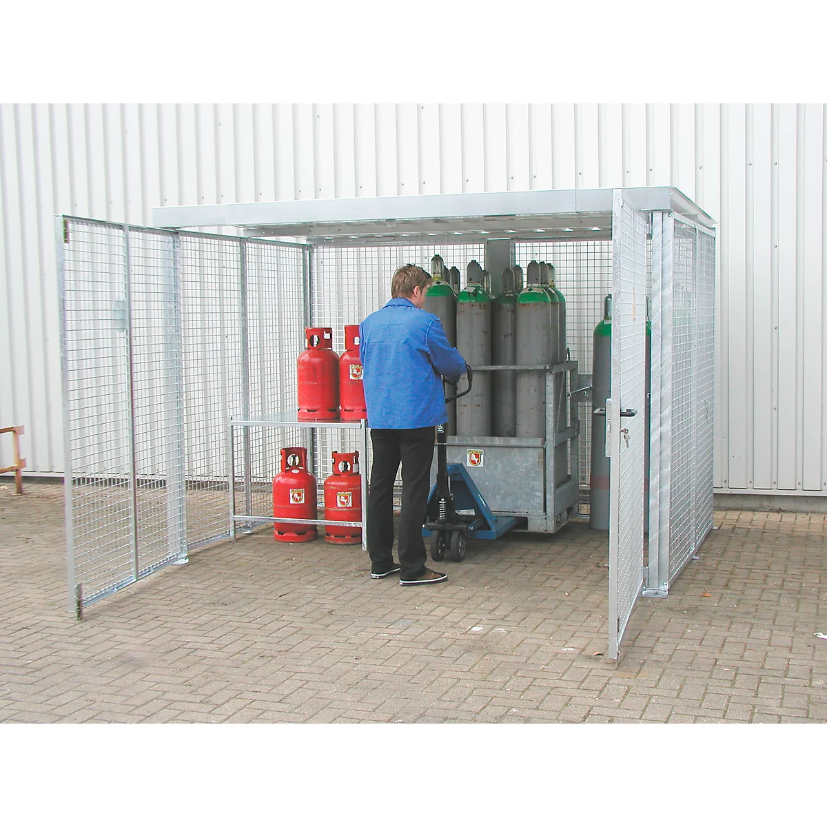 Gasflessenstelling