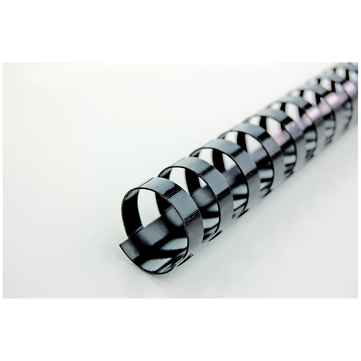 GBC® Binderücken, Plastik, Ø 14 mm, 100 Stück, schwarz
