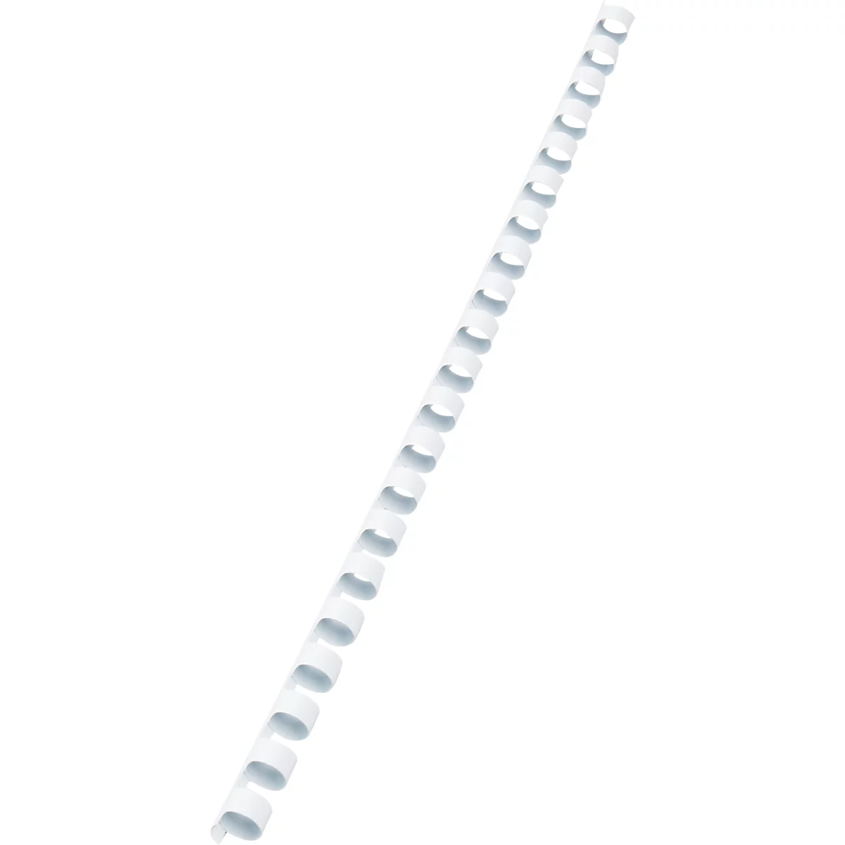 GBC® inbindruggen, plastic, Ø 10 mm, 100 stuks, wit