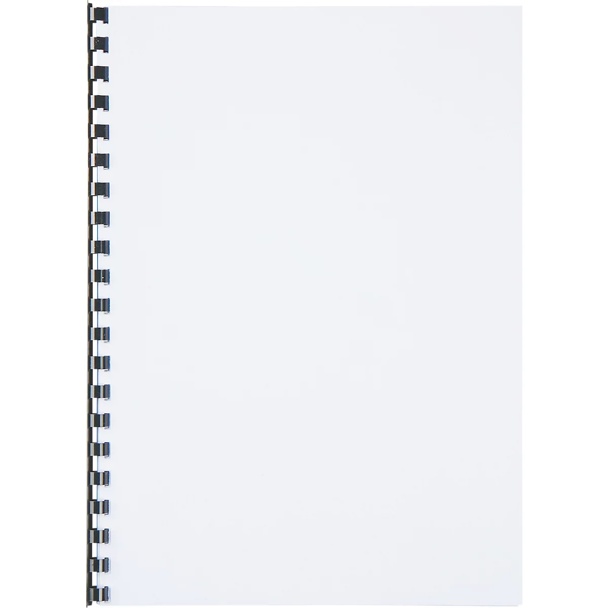 GBC® inbindruggen, plastic, Ø 10 mm, 100 stuks, zwart