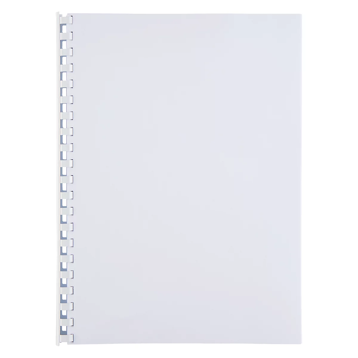 GBC® inbindruggen, plastic, Ø 19 mm, 100 stuks, wit