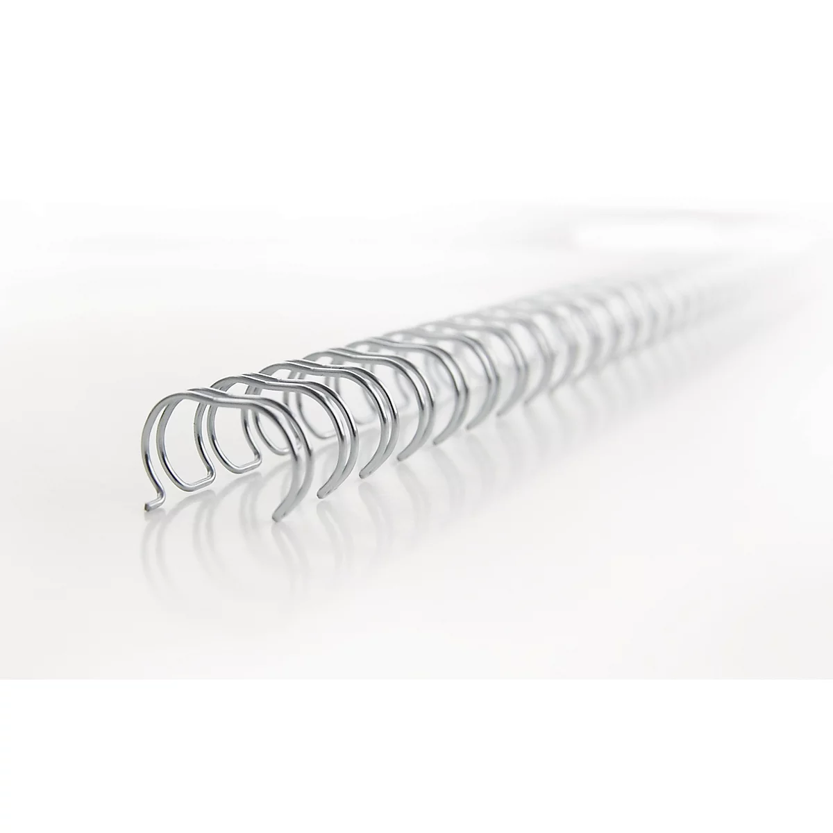 GBC metalen inbindruggen WireBind, A4, 34 ringen, 12,5 mm voor max. 115 pagina's, 100 stuks, zilver