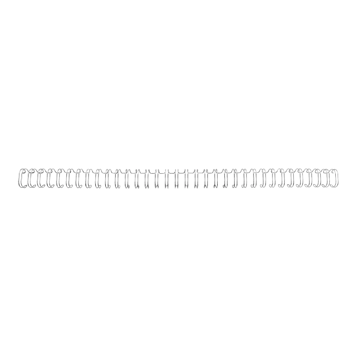 GBC metalen inbindruggen WireBind, A4, 34 ringen, 5 mm voor max. 35 pagina's, 100 stuks, zilver