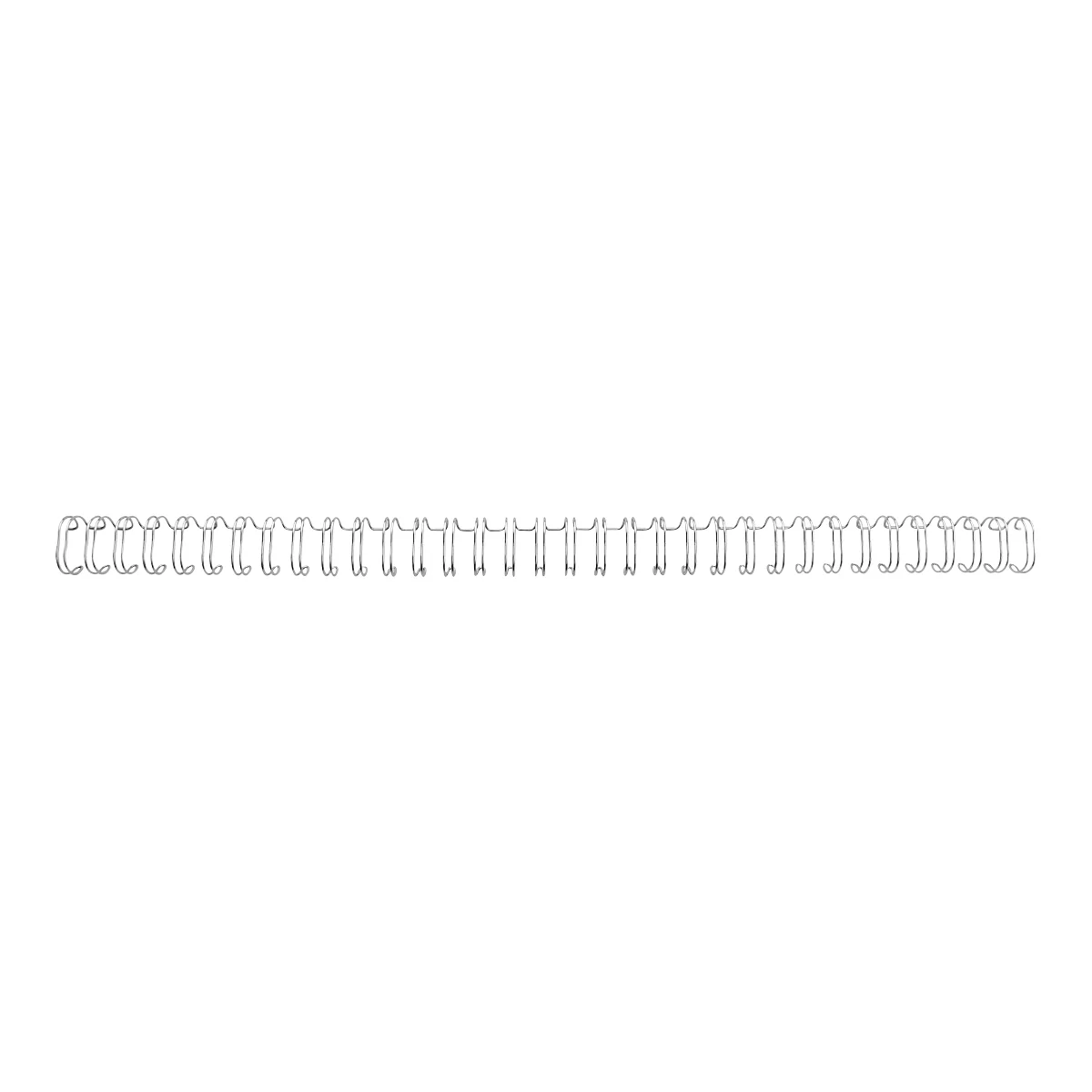 GBC metalen inbindruggen WireBind, A4, 34 ringen, 6 mm voor max. 55 pagina's, 100 stuks, zilver