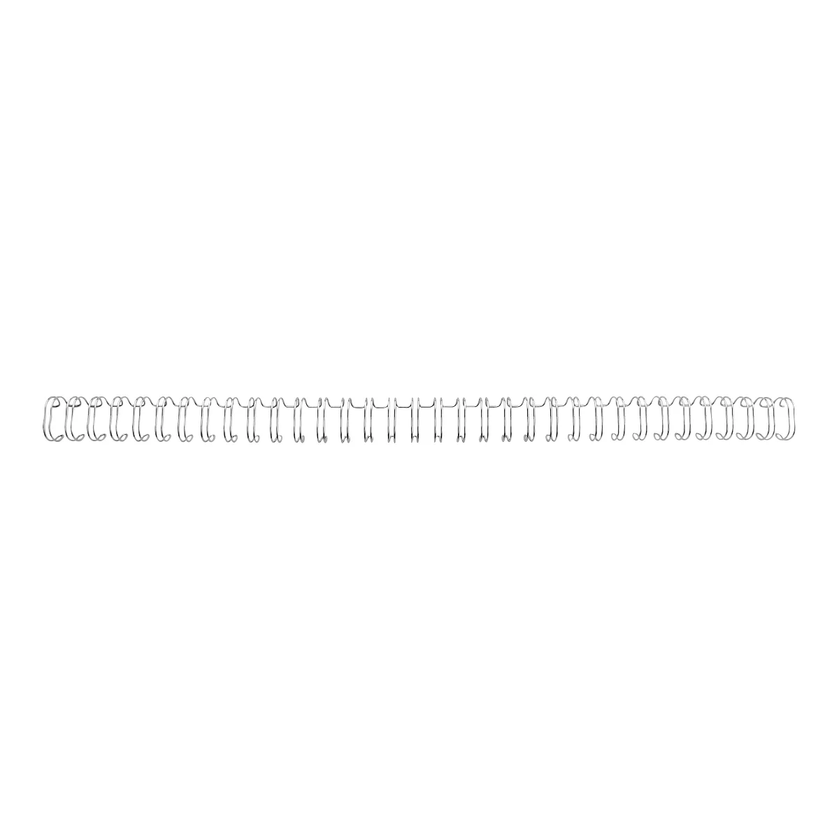 GBC metalen inbindruggen WireBind, A4, 34 ringen, 9,5 mm voor max. 85 pagina's, 100 stuks, zilver