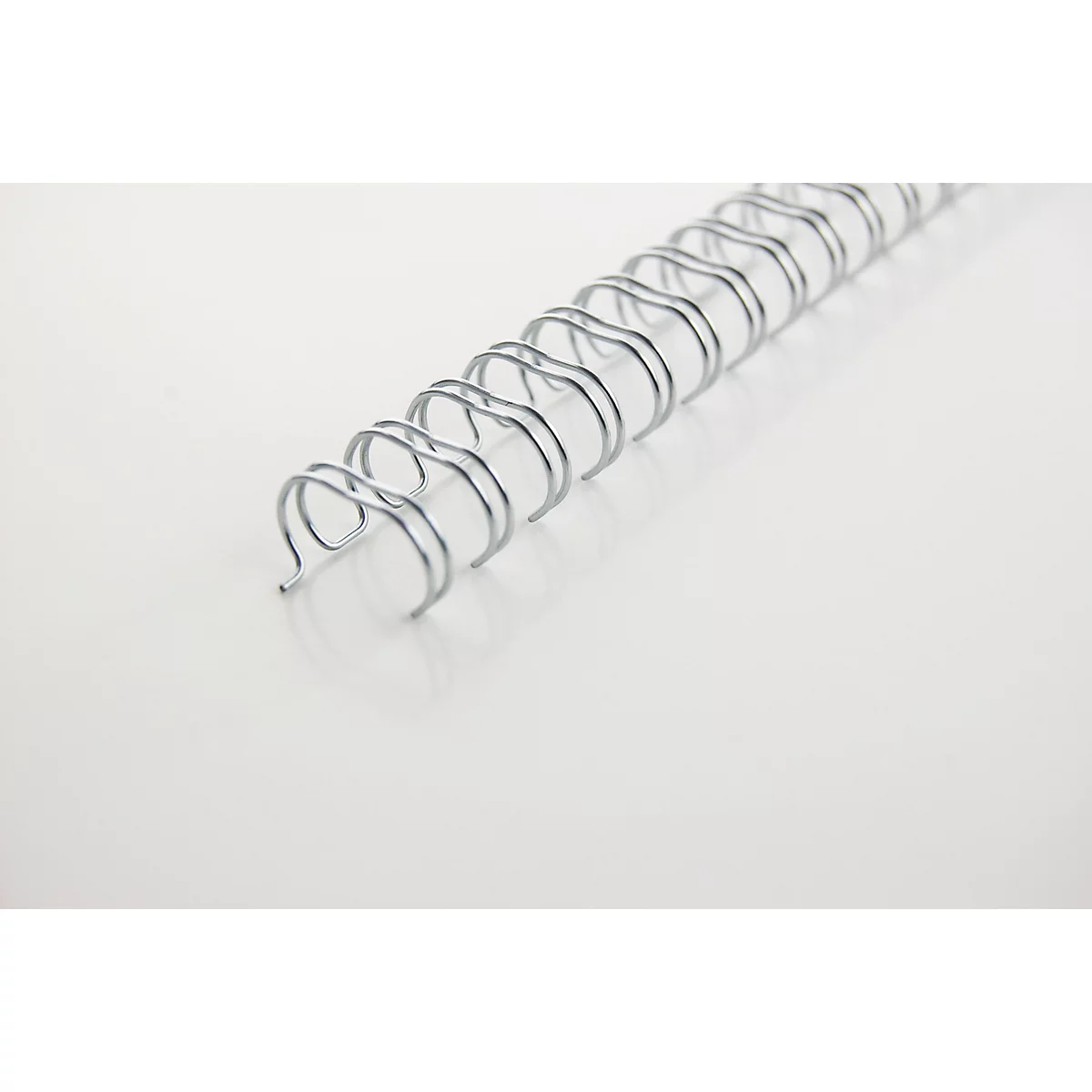 GBC metalen inbindruggen WireBind, A4, 34 ringen, 9,5 mm voor max. 85 pagina's, 100 stuks, zilver