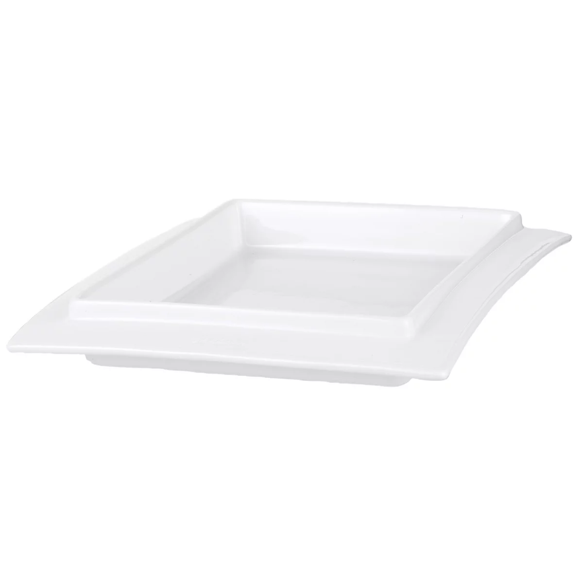 Gebäckschalen Betty, Hart-Porzellan, L 295 × B 235 mm, Spülmaschinenfest, weiß, 8 Stück