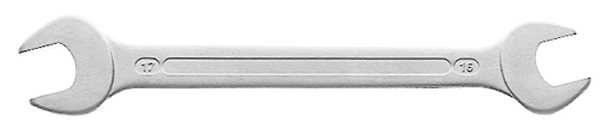 Gedore Doppelmaulschlüssel 6, SW 10 x 11 mm, Länge 157 mm, CV-Stahl, flach, Sechskant