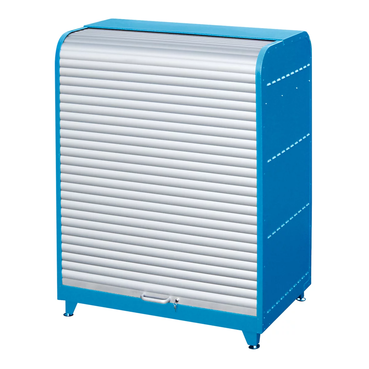 Gefahrstoff-Rollladenschrank, Typ RSG-1, blau RAL5012