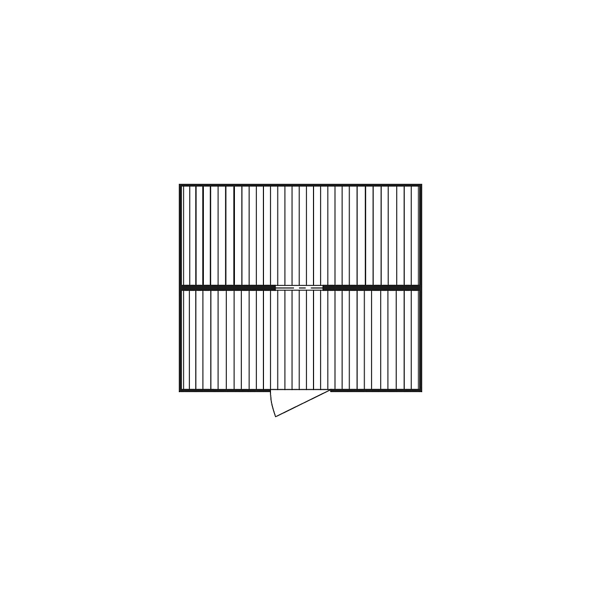 Gefahrstoffcontainer SAFE Tank 4000, isoliert, RAL 9002 grauweiß, B 5080 x T 4340 x H 2520 mm