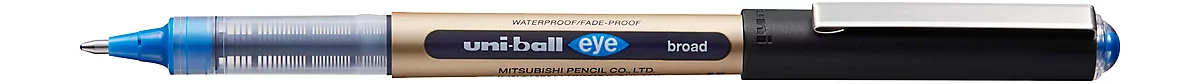 Gelschreiber Uni-ball eye, dokumentenecht, 12 Stück, 0,65 mm, schwarz