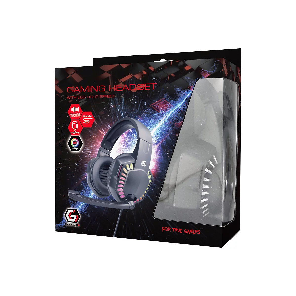 Gembird GHS-06 - Gaming - Headset - ohrumschließend - kabelgebunden - 3,5 mm Stecker