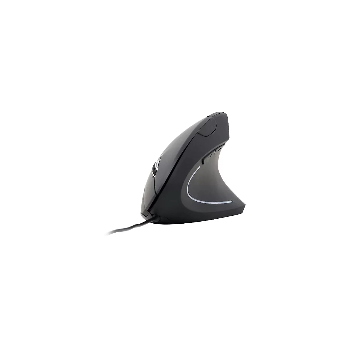 Gembird MUS-ERGO-01 - vertikale Maus - USB - Schwarz