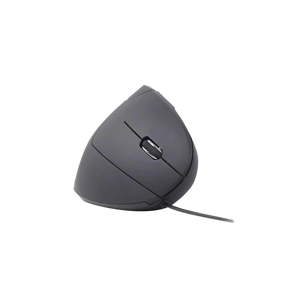 Gembird MUS-ERGO-01 - vertikale Maus - USB - Schwarz