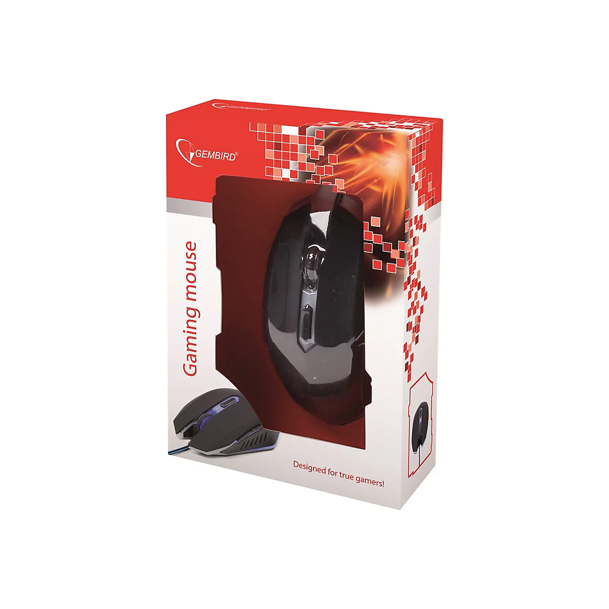 Gembird MUSG-001 - Maus - USB - Blau