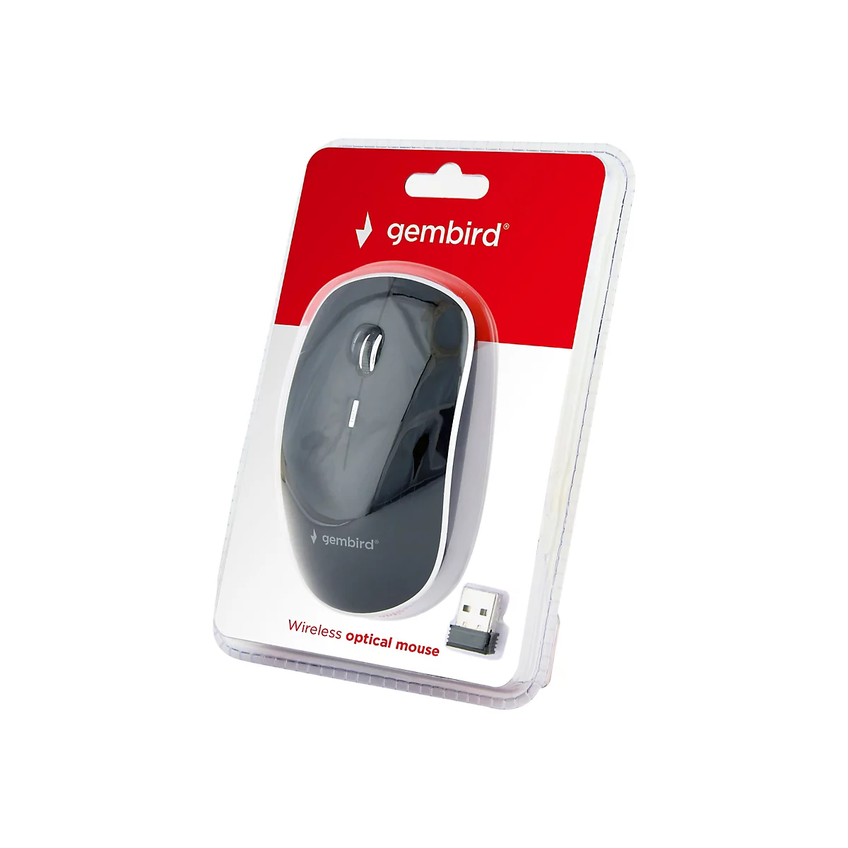 Gembird MUSW-4B-01 - Maus - 2.4 GHz - Schwarz
