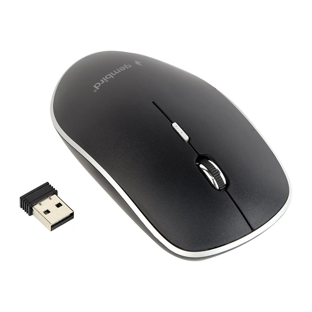 Gembird MUSW-4B-01 - Maus - 2.4 GHz - Schwarz