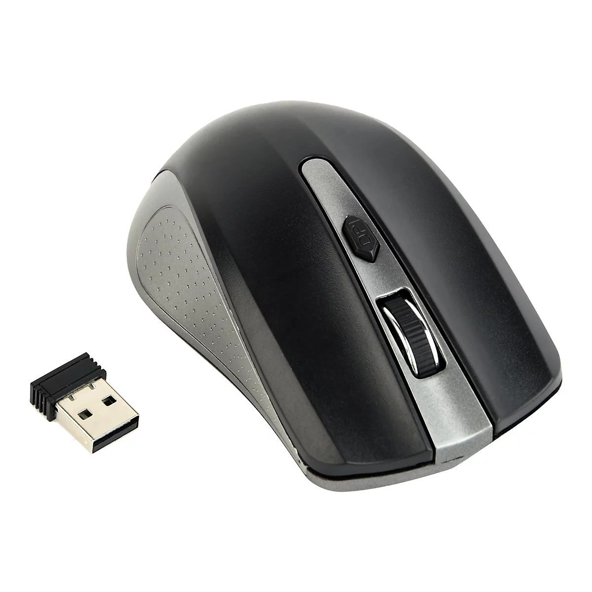 Gembird MUSW-4B-04-GB - Maus - 2.4 GHz - Schwarz, Space-grau