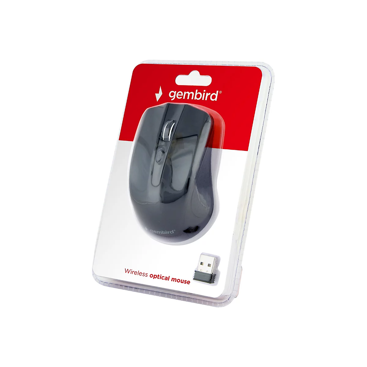 Gembird MUSW-4B-04 - Maus - 2.4 GHz - Schwarz