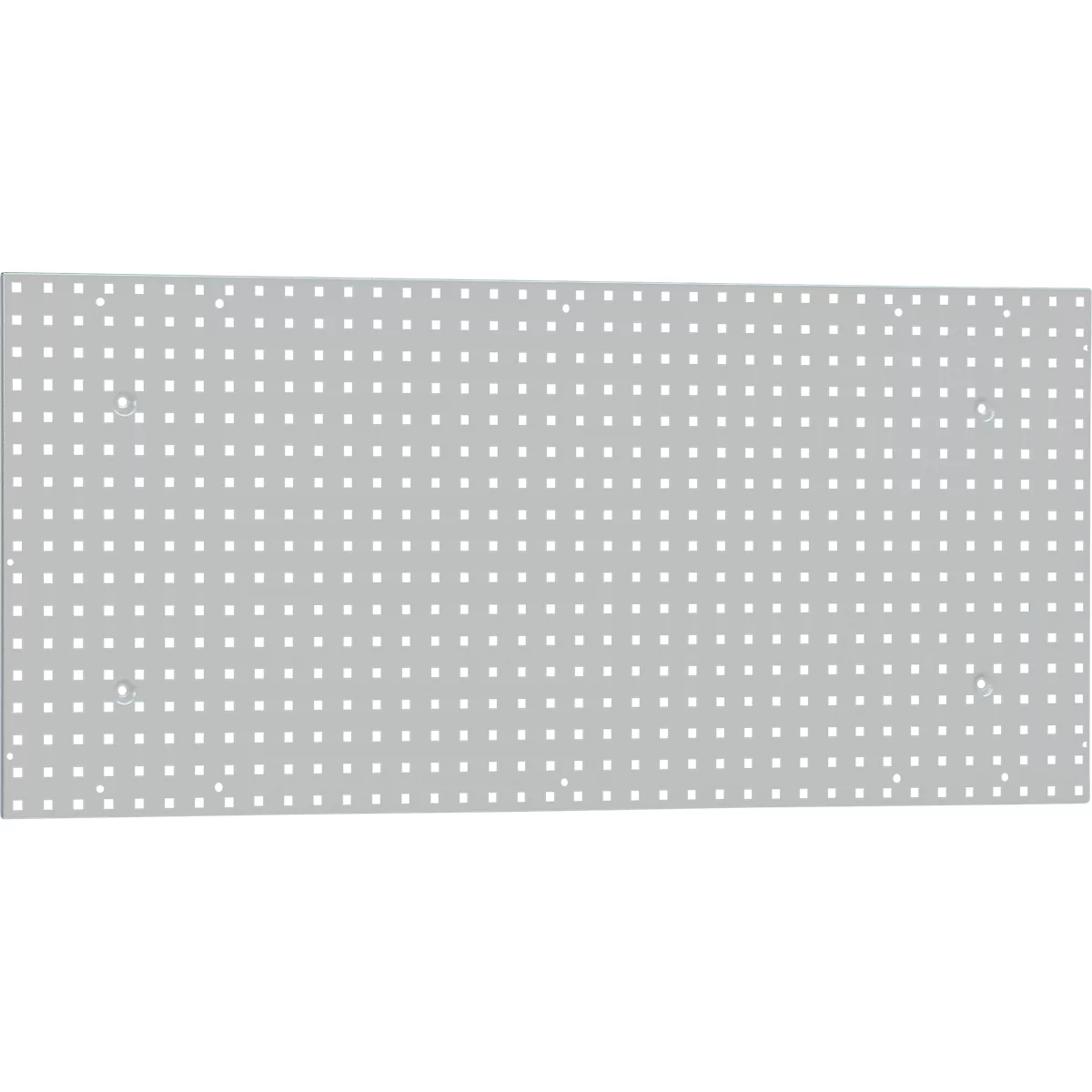 Geperforeerd paneel, om op te hangen, 1950 x 900 mm, lichtgrijs RAL 7035