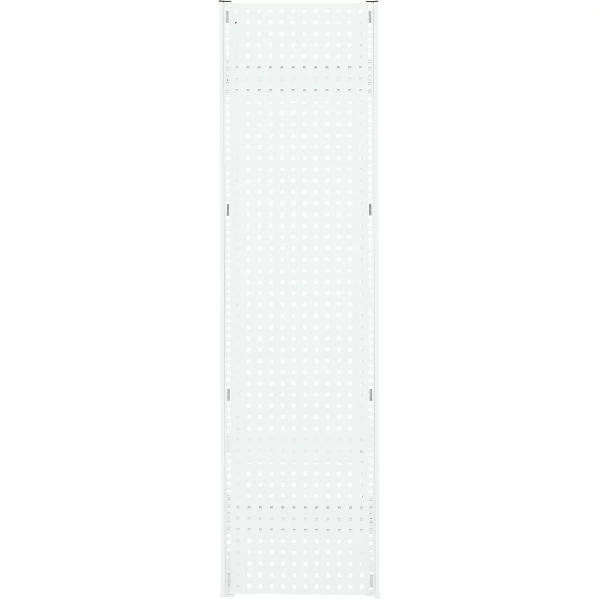 Geperforeerd Volle zijpaneel ORDO Professional - stalen - B 500 x H 2000 mm - magnetisch- verkeerswit RAL 9016