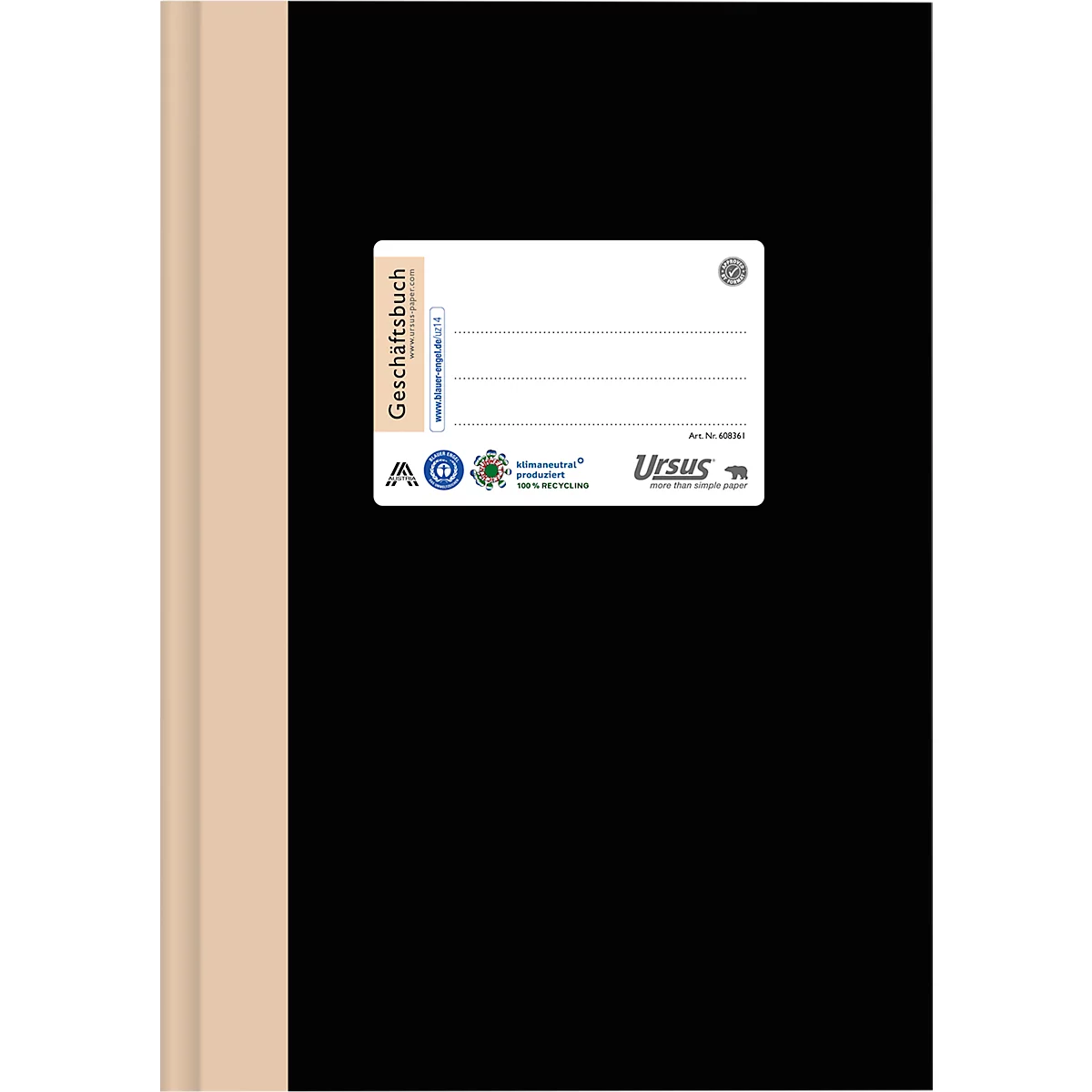 Geschäftsbuch, kariert, A4, 144 Blatt