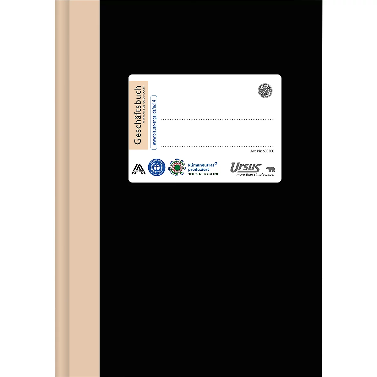 Geschäftsbuch, kariert, A5, 96 Blatt