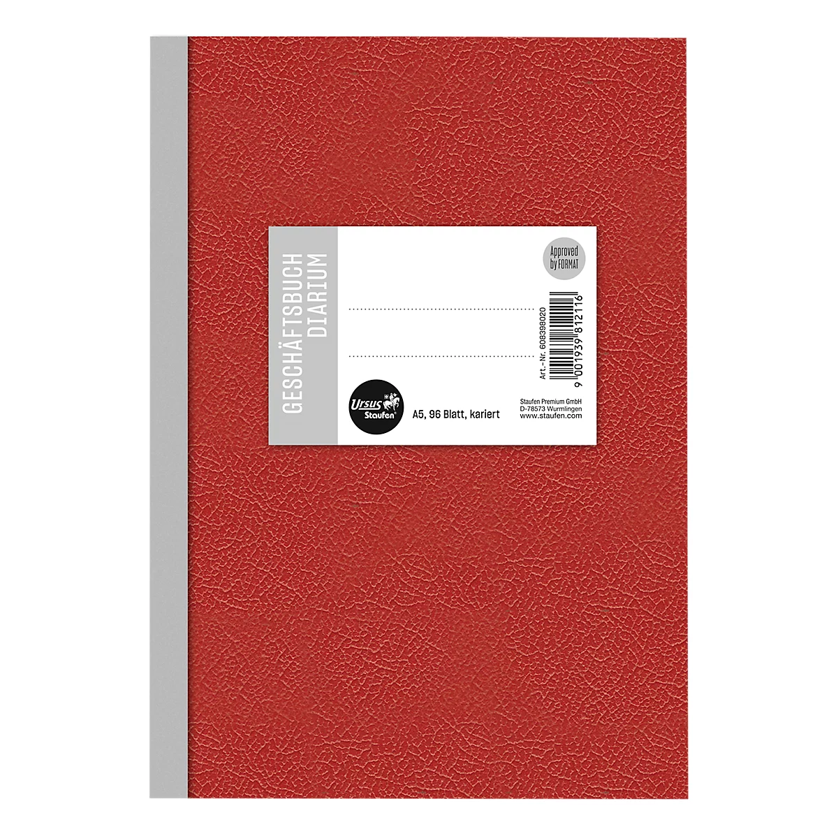 Geschäftsbuch, kariert, DIN A5