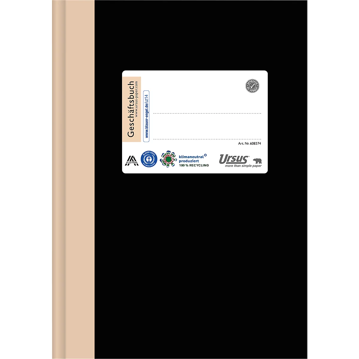 Geschäftsbuch, liniert, A5, 96 Blatt