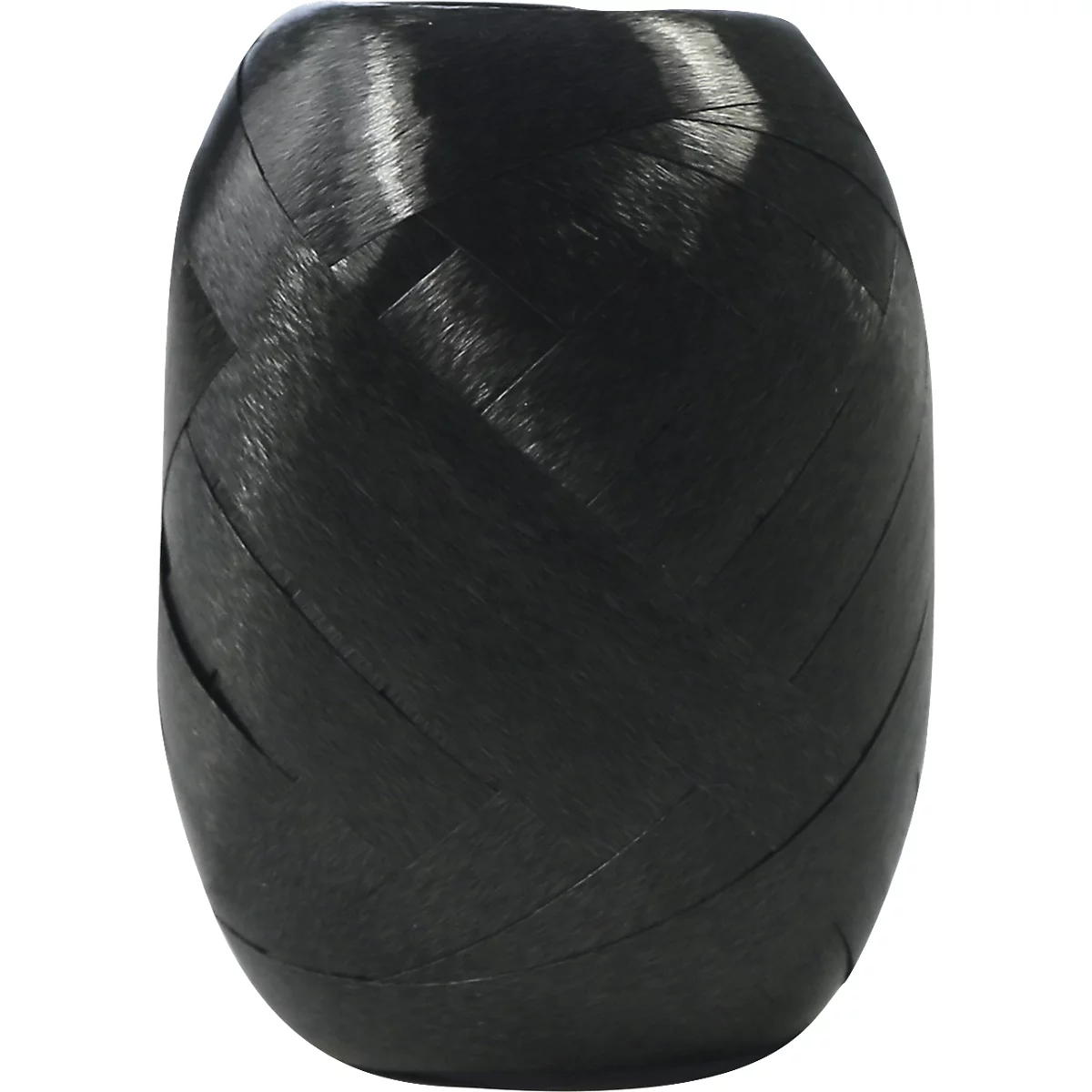 Geschenkbänder Clairefontaine Ringelbänder, 24 Stk.,10m x 7mm, glänzend, glatt, schwarz, weiss, sortiert