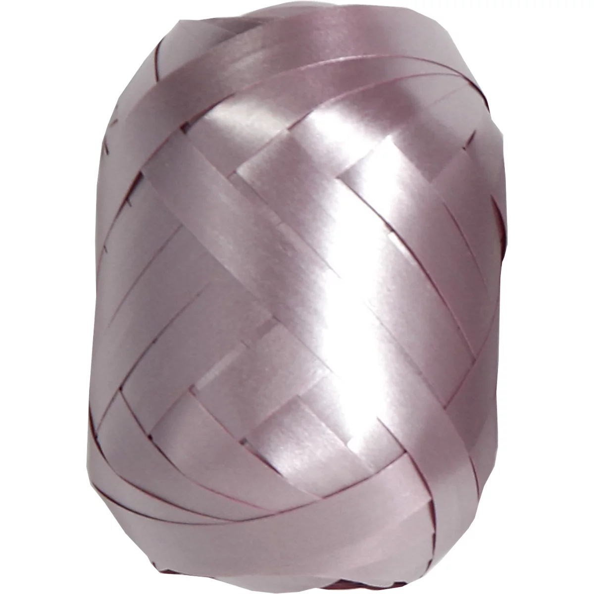 Geschenkbänder Clairefontaine Ringelband, 24 Stk., 10m x 7mm, perlmutt, farblich sortiert