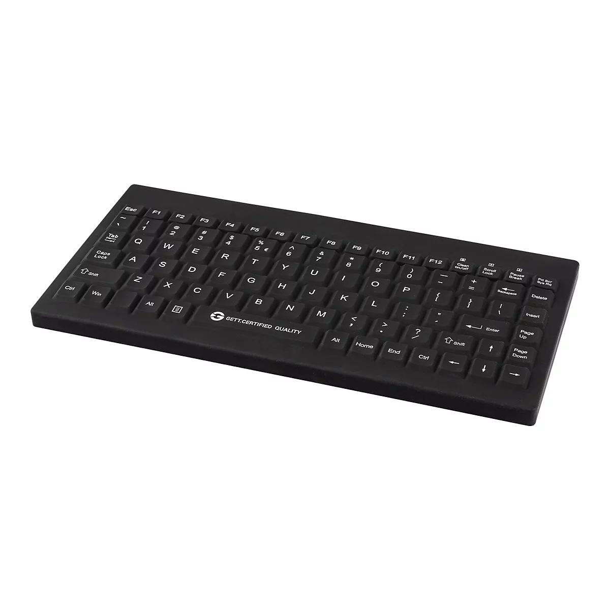 GETT TKG-088-GCQ-IP68-KGEH-BLACK-USB-DE - Medical Grade - Tastatur - waschbar - USB - Deutsch