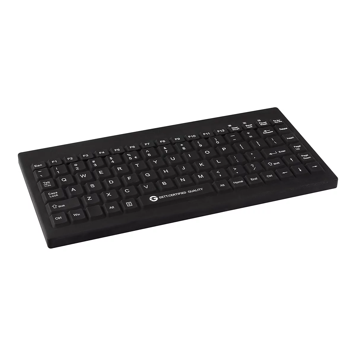 GETT TKG-088-GCQ-IP68-KGEH-BLACK-USB-DE - Medical Grade - Tastatur - waschbar - USB - Deutsch