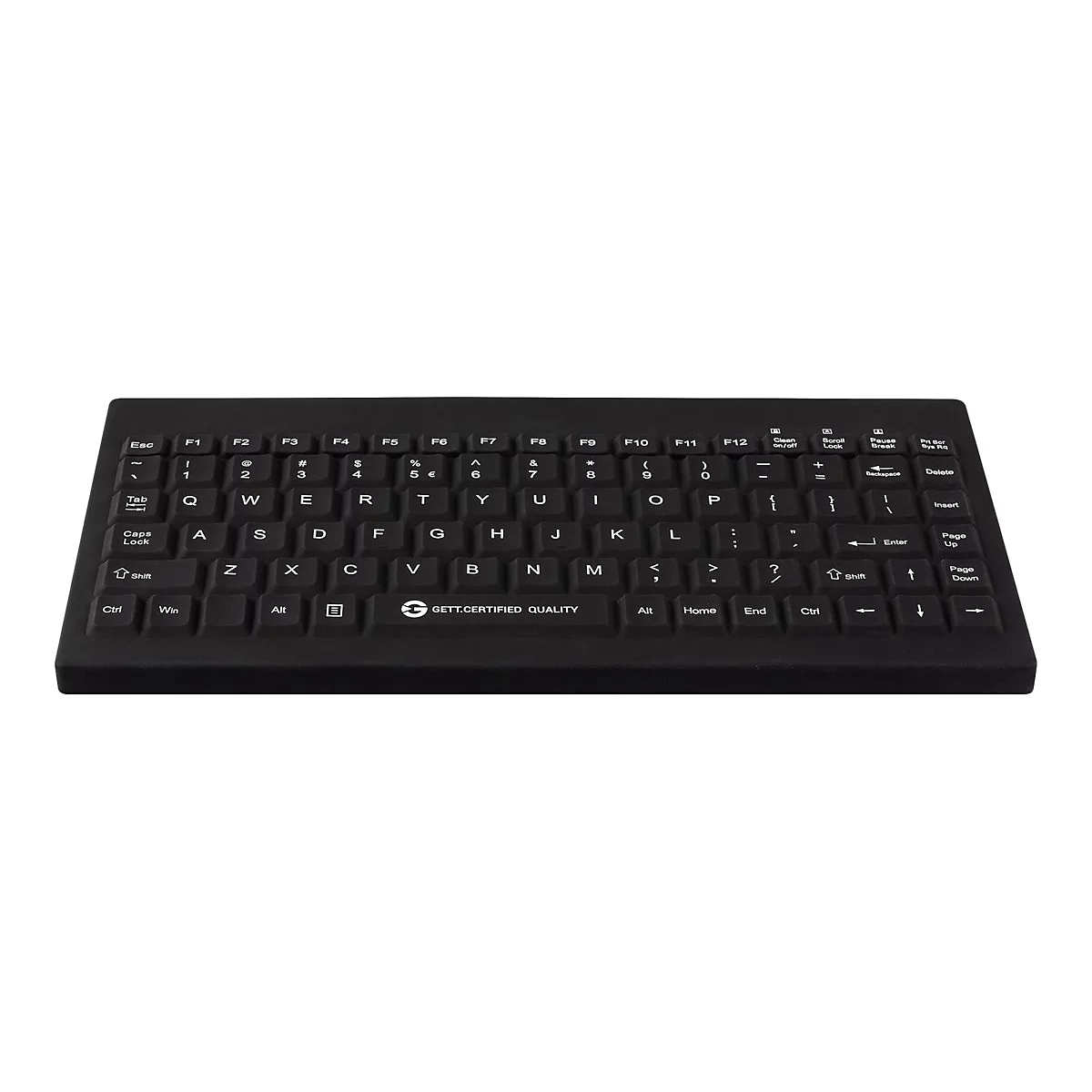 GETT TKG-088-GCQ-IP68-KGEH-BLACK-USB-DE - Medical Grade - Tastatur - waschbar - USB - Deutsch