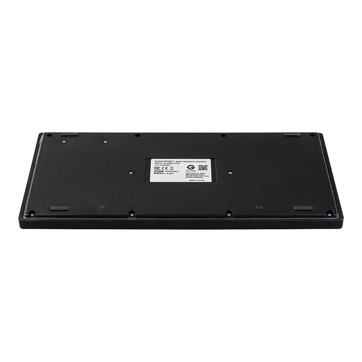 GETT TKG-088-GCQ-IP68-KGEH-BLACK-USB-DE - Medical Grade - Tastatur - waschbar - USB - Deutsch
