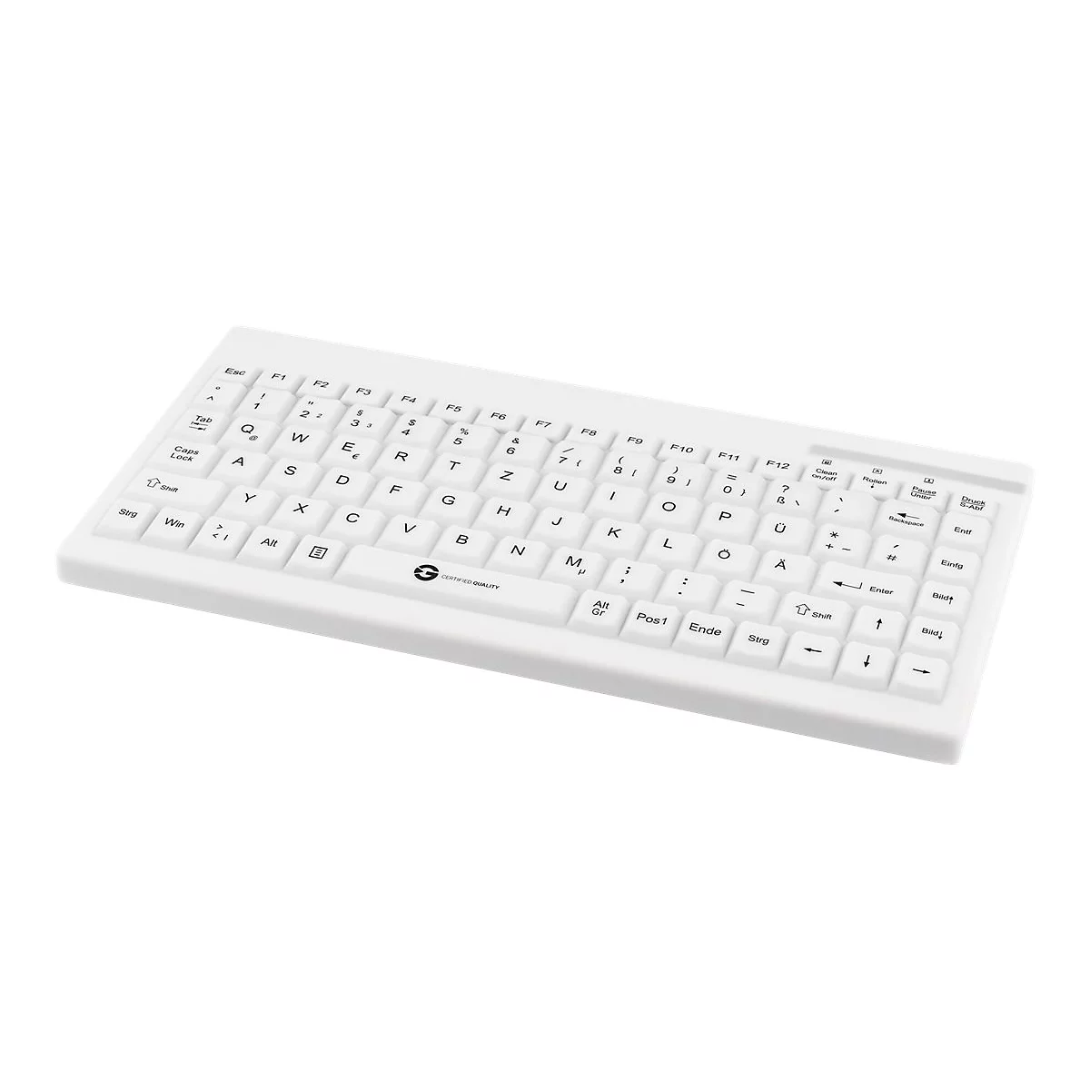 GETT TKG-088-GCQ-IP68-KGEH-WHITE-USB-DE - Medical Grade - Tastatur - waschbar - USB - Deutsch